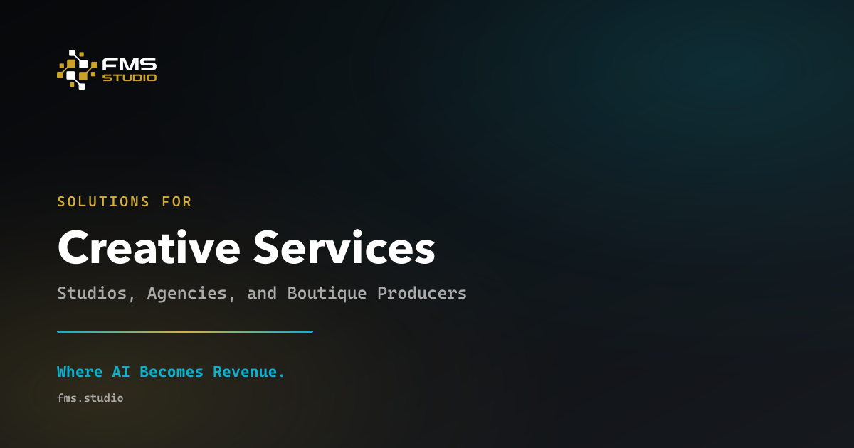 Form Creative Services Agency & Studio Operations Systems for Creative Services - FMS Studio