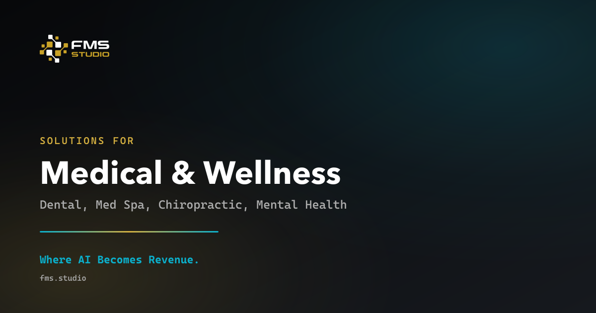Medical & Wellness Patient & Practice Operations - FMS Studio